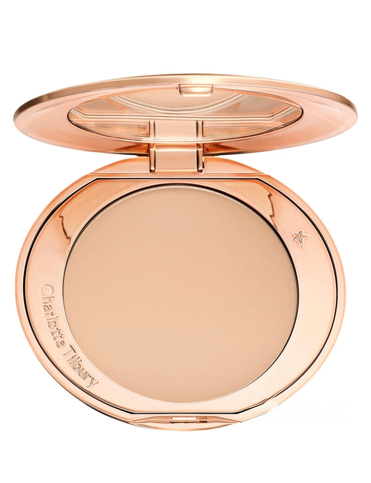 Polvo compacto Charlotte Tilbury 
Airbrush Flawless Finish Refillable Blurring & Setting