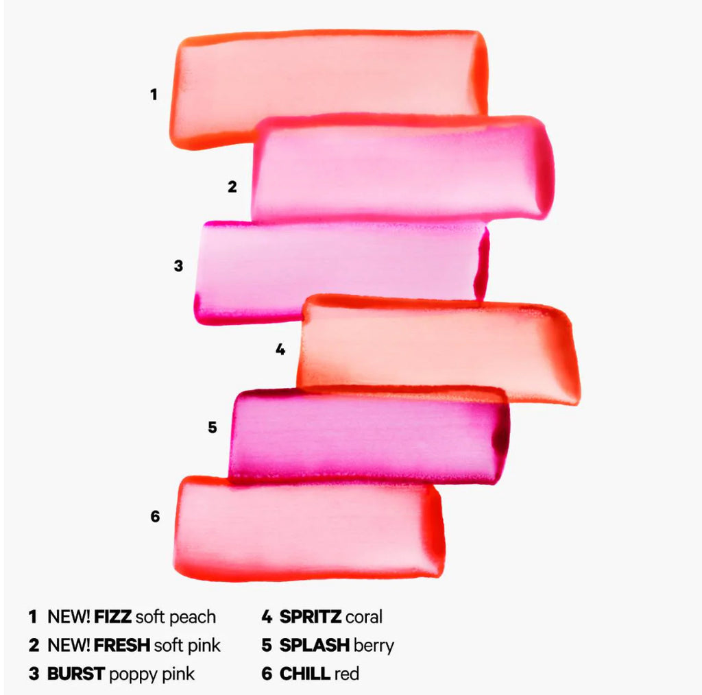MILK MAKEUP 
Cooling Water Jelly Tint Lip + Cheek Blush Stain